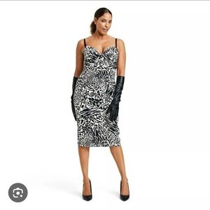 NWT Sergio Hudson/Target collab animal print dress